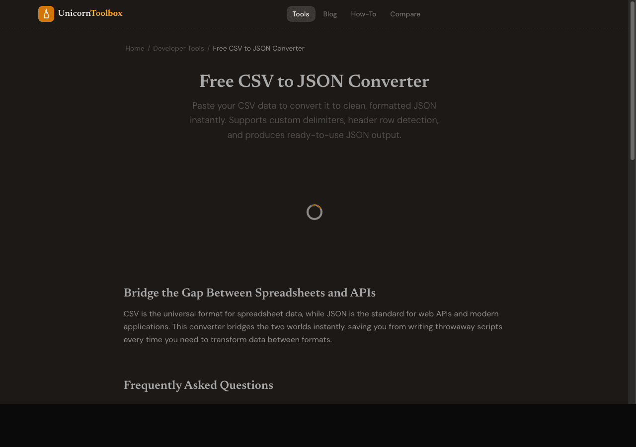 How to Convert CSV to JSON (And JSON to CSV)