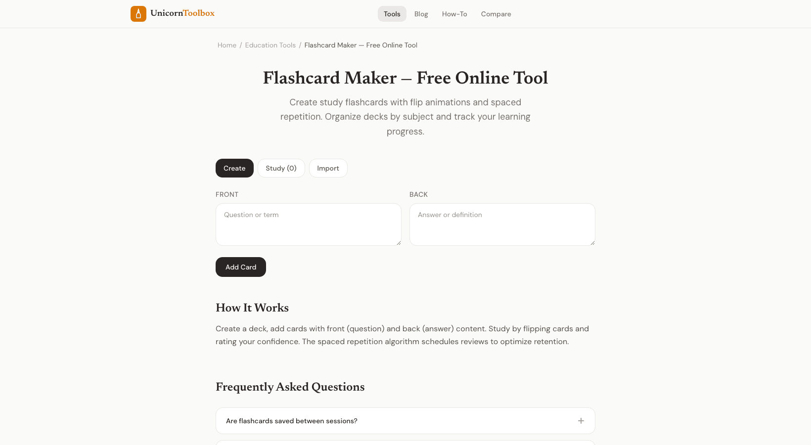 How to Create Study Flashcards Online Free