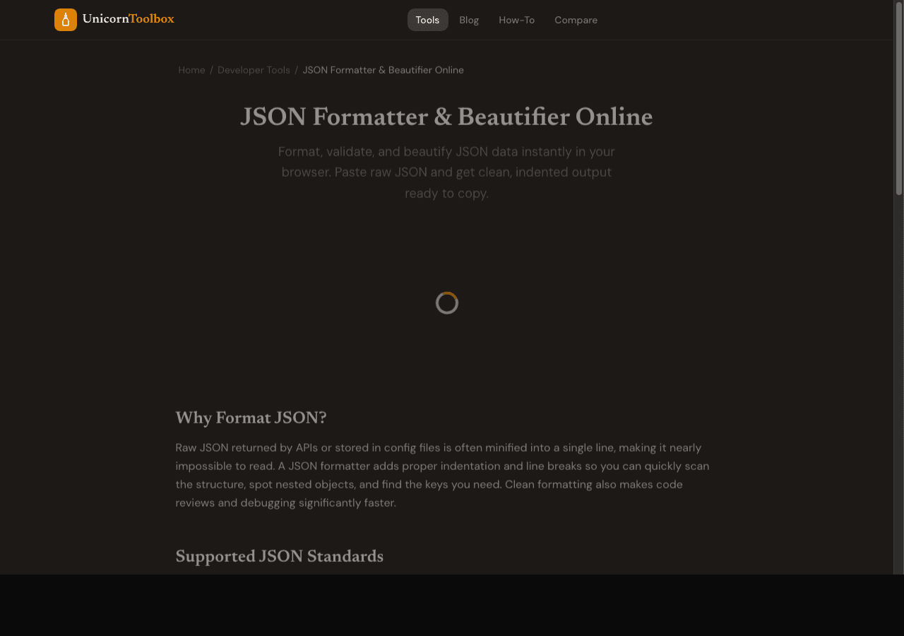 JSON Formatter and Validator: Pretty Print JSON Online