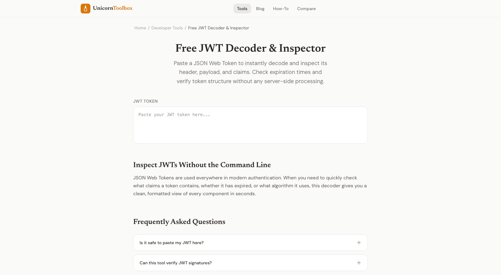 JWT Decoder: Inspect and Debug JWT Tokens Online