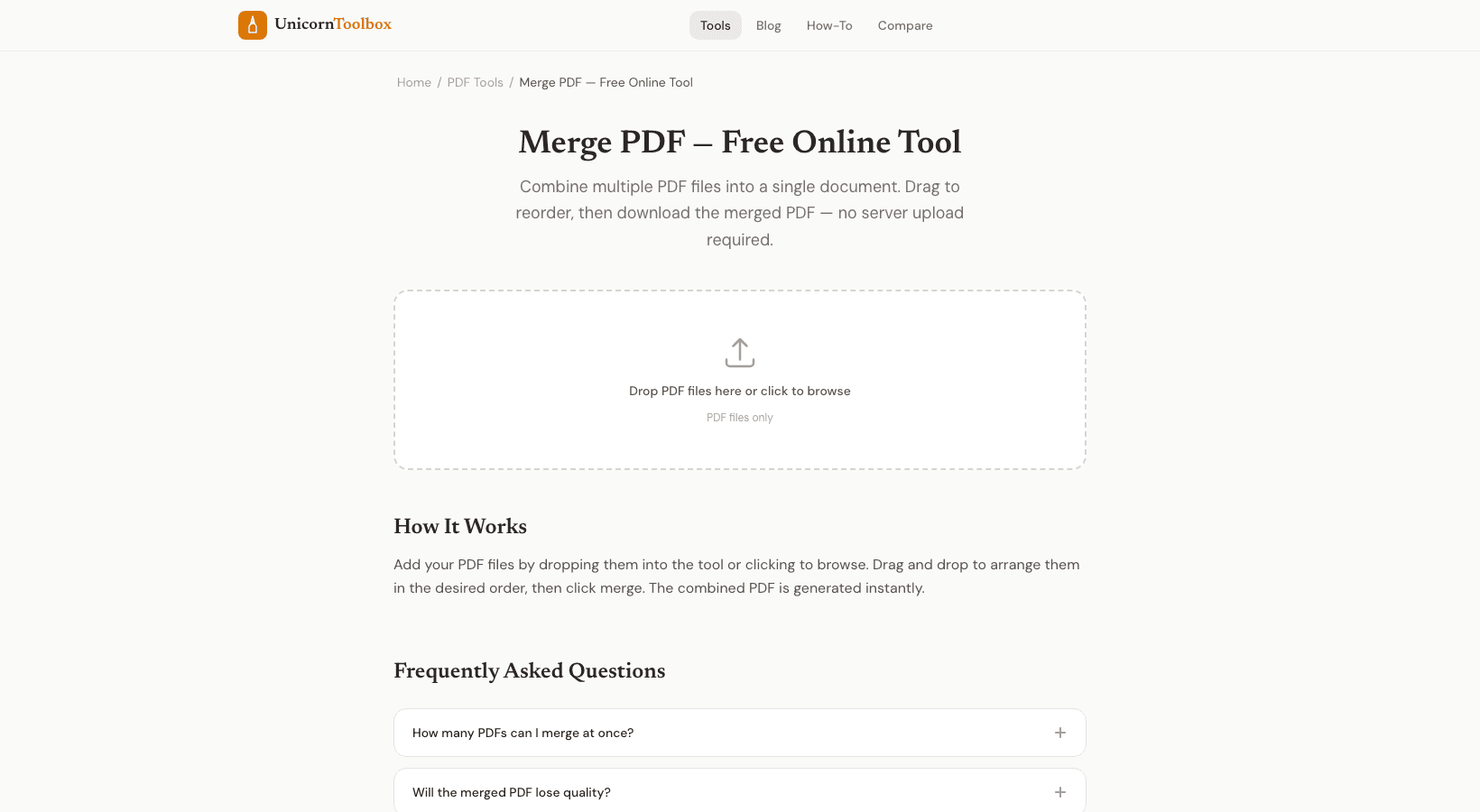 How to Merge PDF Files Online for Free