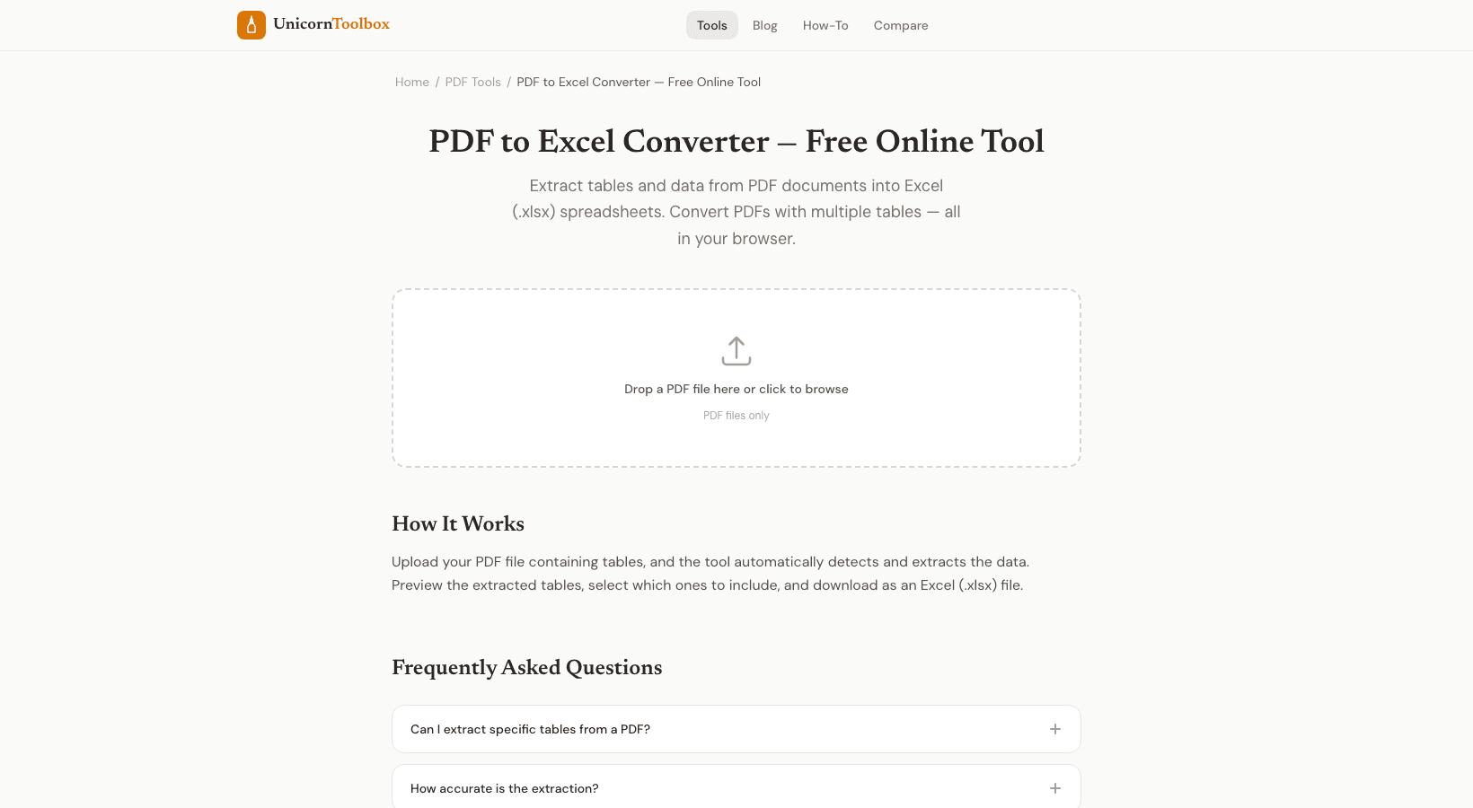 How to Convert PDF to Excel Spreadsheets Online