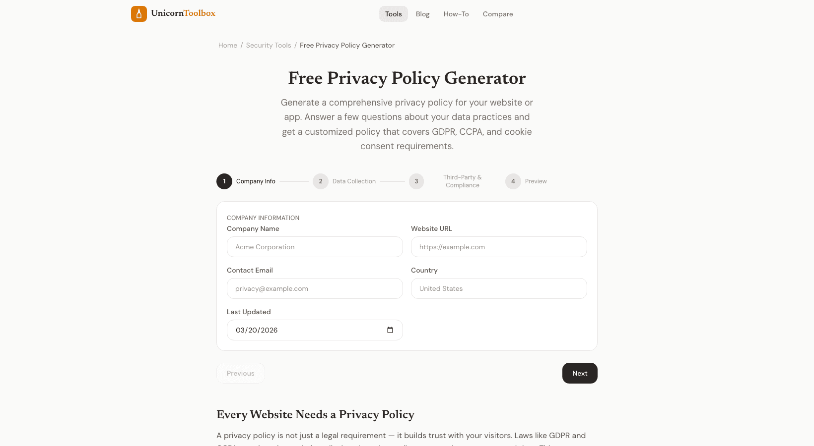 How to Generate a Privacy Policy for Your Website