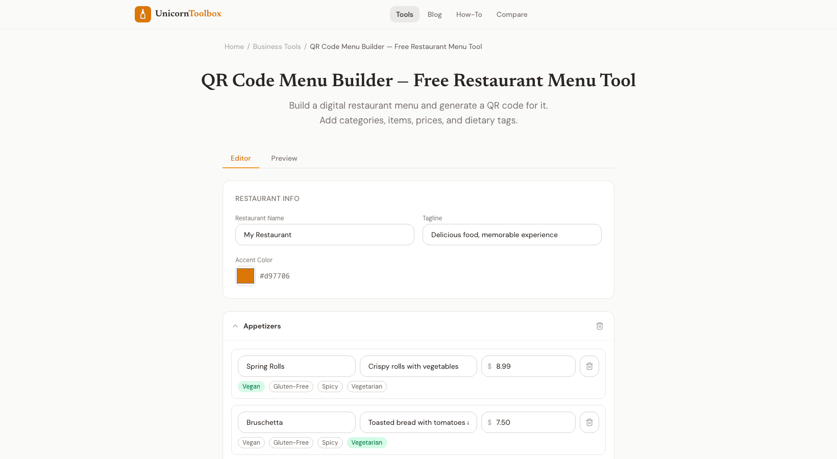 How to Create a Digital Restaurant Menu With QR Code