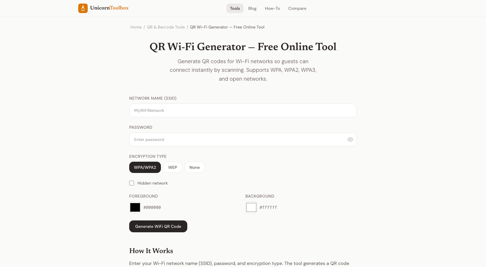 QR Code Wi-Fi Generator: Share Your WiFi Instantly