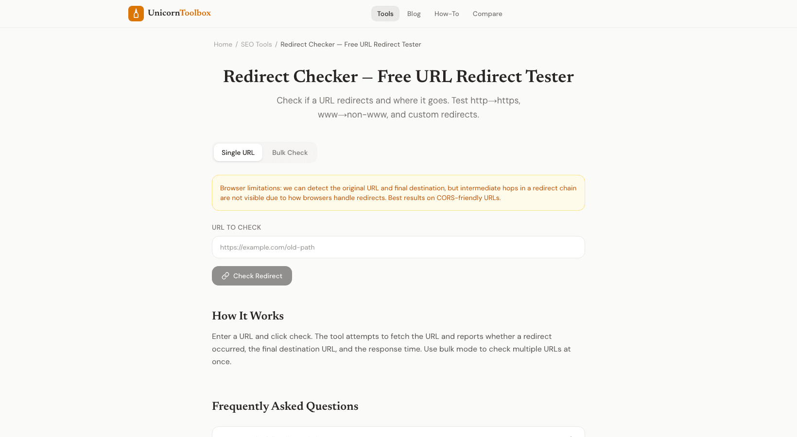 How to Check URL Redirects and Redirect Chains