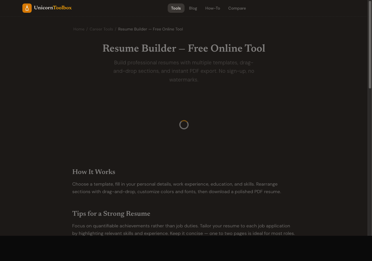 How to Build a Free Resume Online (With Templates)