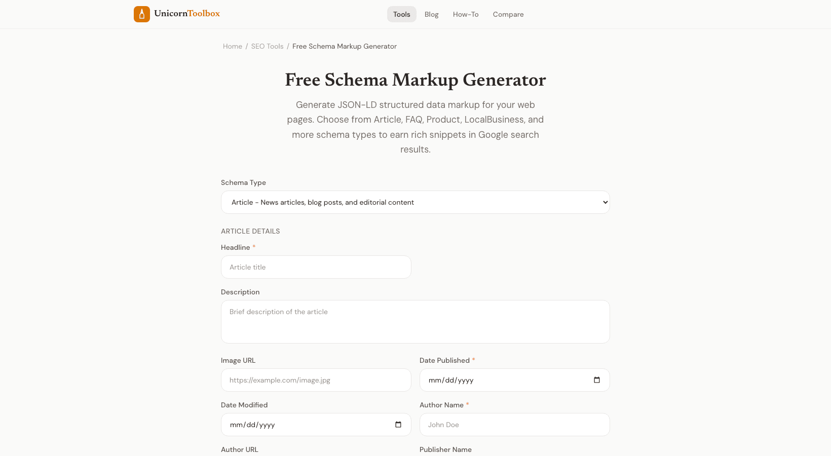 How to Generate Schema Markup for SEO (JSON-LD)