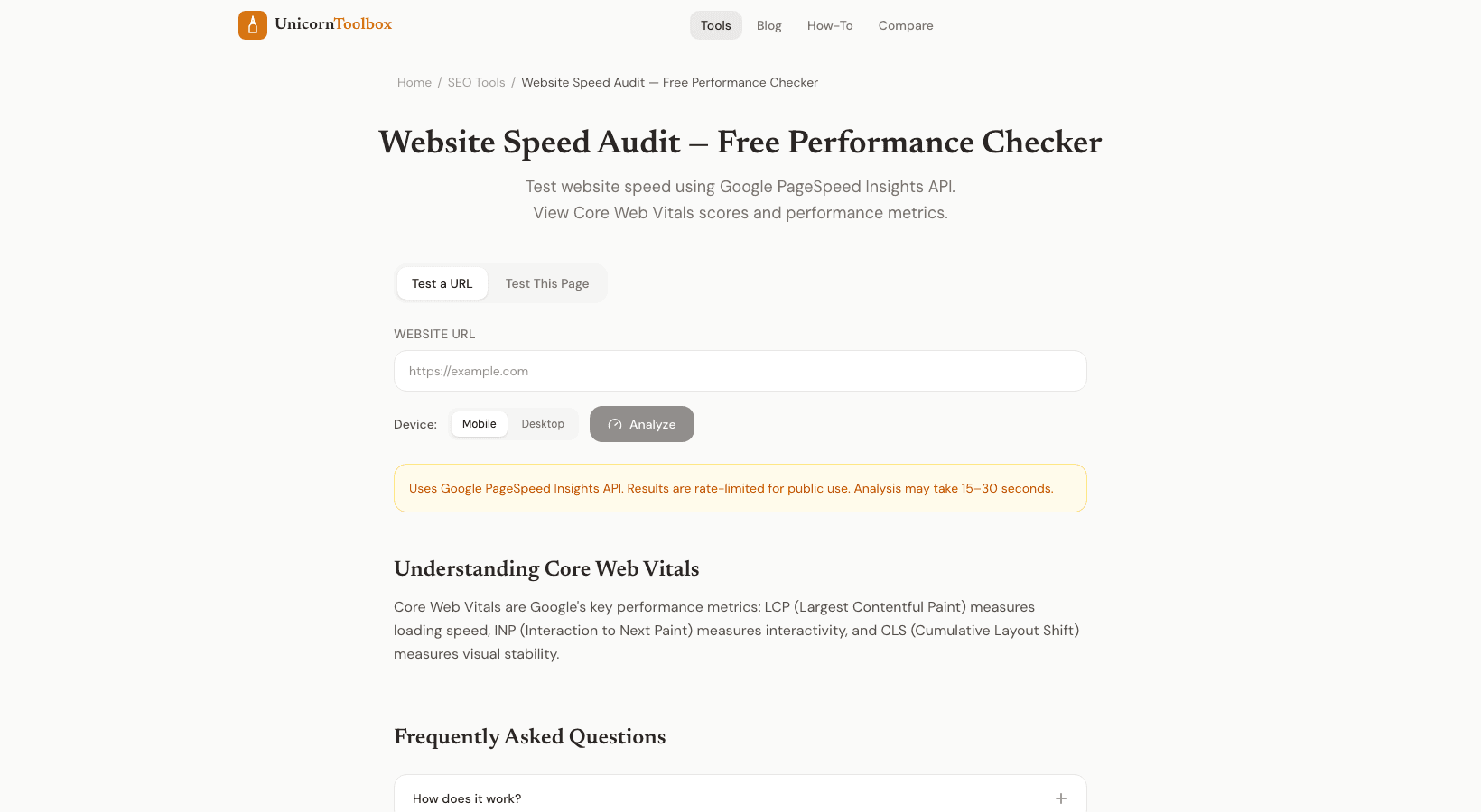How to Check Your Website Speed (Core Web Vitals)