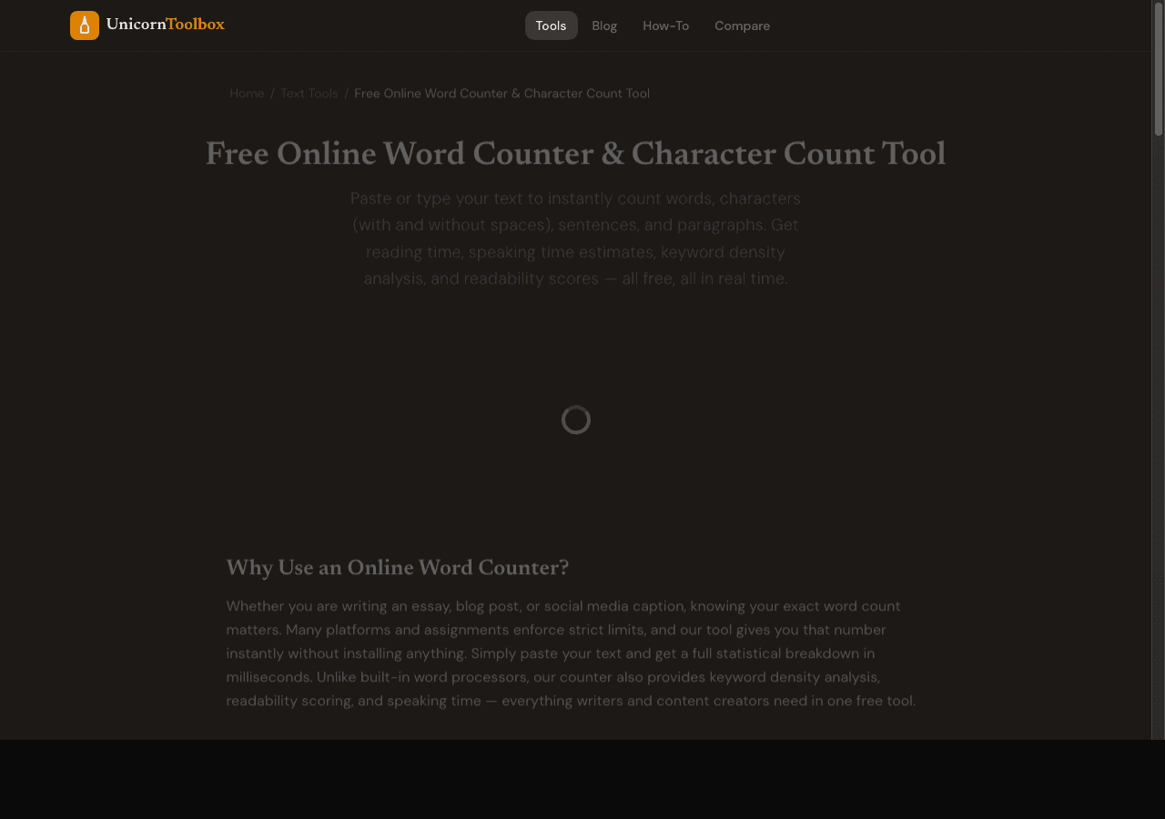 Free Online Word Counter Tool for Writers and Students
