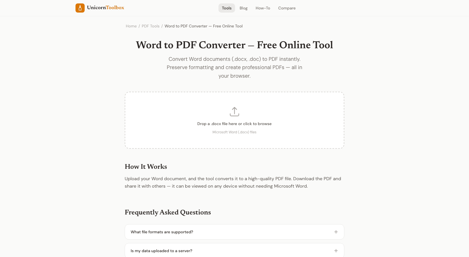 How to Convert Word to PDF Online Free